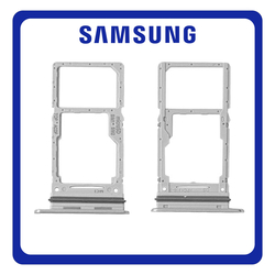 &Gamma;&nu;ή&sigma;&iota;&alpha; Original Samsung Galaxy A34 5G (SM-A346E, SM-A346B) SIM Card Tray + Micro SD Tray Slot &Upsilon;&pi;&omicron;&delta;&omicron;&chi;έ&alpha;&sigmaf; &Beta;ά&sigma;&eta; &Theta;ή&kappa;&eta; &Kappa;ά&rho;&tau;&alpha;&sigmaf; SIM SIlver &Alpha;&sigma;&eta;&mu;ί GH98-48063B (Service Pack By Samsung)