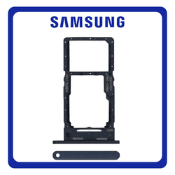 &Gamma;&nu;ή&sigma;&iota;&alpha; Original Samsung Galaxy A25 5G (SM-A256E, SM-A256E/DS) SIM Card Tray + Micro SD Tray Slot &Upsilon;&pi;&omicron;&delta;&omicron;&chi;έ&alpha;&sigmaf; &Beta;ά&sigma;&eta; &Theta;ή&kappa;&eta; &Kappa;ά&rho;&tau;&alpha;&sigmaf; SIM Brave Black &Mu;&alpha;ύ&rho;&omicron; GH98-48655A (Service Pack By Samsung)