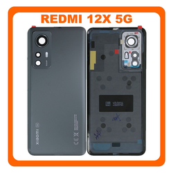 &Gamma;&nu;ή&sigma;&iota;&alpha; Original Xiaomi 12X (2112123AC, 2112123AG), Rear Back Battery Cover &Pi;ί&sigma;&omega; &Kappa;&alpha;&pi;ά&kappa;&iota; &Pi;&lambda;ά&tau;&eta; &Mu;&pi;&alpha;&tau;&alpha;&rho;ί&alpha;&sigmaf; Gray Black &Mu;&alpha;ύ&rho;&omicron; 5600070L3A00 (Service Pack By Xiaomi)