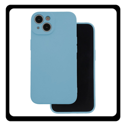 Θήκη Πλάτης - Back Cover, Silicone Σιλικόνη Blue Μπλε iPhone 15
