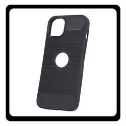 Θήκη Πλάτης - Back Cover, Silicone Σιλικόνη Black Μαύρο SImple Case iPhone 15 Pro