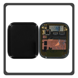 Original Apple Watch Series 9, 41mm (A2982, A2983​) Retina LTPO OLED LCD Display Screen Assembly &Omicron;&theta;ό&nu;&eta; + Touch Screen Digitizer &Mu;&eta;&chi;&alpha;&nu;&iota;&sigma;&mu;ό&sigmaf; &Alpha;&phi;ή&sigmaf; Black &Mu;&alpha;ύ&rho;&omicron; Pulled