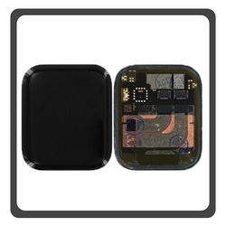 Original Apple Watch Series 9, 45mm (A2984, A2985) Retina LTPO OLED LCD Display Screen Assembly &Omicron;&theta;ό&nu;&eta; + Touch Screen Digitizer &Mu;&eta;&chi;&alpha;&nu;&iota;&sigma;&mu;ό&sigmaf; &Alpha;&phi;ή&sigmaf; Black &Mu;&alpha;ύ&rho;&omicron; Pulled
