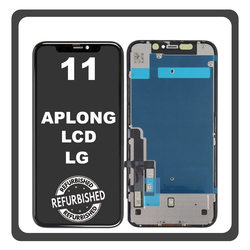 iPhone 11, iPhone11 (A2221, A2111) APLONG LCD Display Screen Assembly &Omicron;&theta;ό&nu;&eta; + Touch Screen Digitizer &Mu;&eta;&chi;&alpha;&nu;&iota;&sigma;&mu;ό&sigmaf; &Alpha;&phi;ή&sigmaf; Black &Mu;&alpha;ύ&rho;&omicron; LG (Ref By Apple) (Lifetime Warranty &Gamma;&iota;&alpha; &Sigma;&upsilon;&nu;&epsilon;&rho;&gamma;&alpha;&tau;&epsilon;&sigmaf; B2B​)