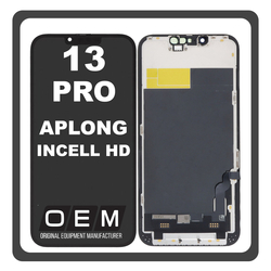 HQ OEM &Sigma;&upsilon;&mu;&beta;&alpha;&tau;ό &Mu;&epsilon; Apple iPhone 13 Pro (A2638, A2483) APLONG In-Cell-HD, InCell-HD LCD Display Screen Assembly &Omicron;&theta;ό&nu;&eta; + Touch Screen Digitizer &Mu;&eta;&chi;&alpha;&nu;&iota;&sigma;&mu;ό&sigmaf; &Alpha;&phi;ή&sigmaf; With IC Removable Black &Mu;&alpha;ύ&rho;&omicron; (Premium A+) (Lifetime Warranty &Gamma;&iota;&alpha; &Sigma;&upsilon;&nu;&epsilon;&rho;&gamma;&alpha;&tau;&epsilon;&sigmaf; B2B​)
