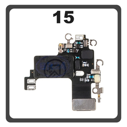 HQ OEM &Sigma;&upsilon;&mu;&beta;&alpha;&tau;ό &Mu;&epsilon; Apple iPhone 15 (A3090, A2846) WiFi Antenna Flex Cable &Kappa;&alpha;&lambda;&omega;&delta;&iota;&omicron;&tau;&alpha;&iota;&nu;ί&alpha; &Kappa;&epsilon;&rho;&alpha;ί&alpha; Wifi (Premium A+)