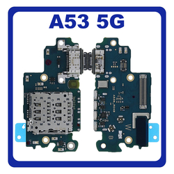 HQ OEM &Sigma;&upsilon;&mu;&beta;&alpha;&tau;ό &Mu;&epsilon; Samsung Galaxy A53 5G (SM-A536B, SM-A536B/DS) USB Type-C Charging Dock Connector Flex Sub Board, &Kappa;&alpha;&lambda;&omega;&delta;&iota;&omicron;&tau;&alpha;&iota;&nu;ί&alpha; &Upsilon;&pi;ό &Pi;&lambda;&alpha;&kappa;έ&tau;&alpha; &Phi;ό&rho;&tau;&iota;&sigma;&eta;&sigmaf; + Microphone &Mu;&iota;&kappa;&rho;ό&phi;&omega;&nu;&omicron; + Sim Reader &Alpha;&nu;&alpha;&gamma;&nu;ώ&sigma;&tau;&eta;&sigmaf; &Kappa;ά&rho;&tau;&alpha;&sigmaf; (Premium A+)