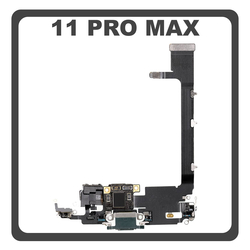 &Gamma;&nu;ή&sigma;&iota;&alpha; Original For Apple iPhone 11 Pro Max, iPhone11 ProMax (A2218, A2161) Charging Dock Connector Lightning Flex &Kappa;&alpha;&lambda;&omega;&delta;&iota;&omicron;&tau;&alpha;&iota;&nu;ί&alpha; &Kappa;&omicron;&nu;έ&kappa;&tau;&omicron;&rho;&alpha;&sigmaf; &Phi;ό&rho;&tau;&iota;&sigma;&eta;&sigmaf; + Microphone &Mu;&iota;&kappa;&rho;ό&phi;&omega;&nu;&omicron; Dark Green &Pi;&rho;ά&sigma;&iota;&nu;&omicron; Pulled
