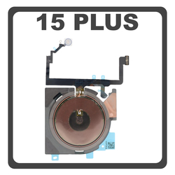 &Gamma;&nu;ή&sigma;&iota;&alpha; Original For Apple iPhone 15 Plus, iPhone 15+ (A3094, A2847) Wireless Charging Coil &Alpha;&sigma;ύ&rho;&mu;&alpha;&tau;&omicron;&sigmaf; &Phi;&omicron;&rho;&tau;&iota;&sigma;&tau;ή&sigmaf; + Camera Flashlight Flex Cable &Phi;&lambda;&alpha;&sigmaf; Pulled