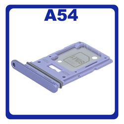 &Gamma;&nu;ή&sigma;&iota;&alpha; Original Samsung Galaxy A54 (SM-A546V, SM-A546U) SIM Card Tray + Micro SD Tray Slot &Upsilon;&pi;&omicron;&delta;&omicron;&chi;έ&alpha;&sigmaf; &Beta;ά&sigma;&eta; &Theta;ή&kappa;&eta; &Kappa;ά&rho;&tau;&alpha;&sigmaf; SIM Violet &Beta;&iota;&omicron;&lambda;&epsilon;&tau;ί GH98-48072D (Service Pack By Samsung)