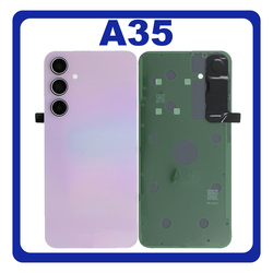 HQ OEM &Sigma;&upsilon;&mu;&beta;&alpha;&tau;ό &Mu;&epsilon; Samsung Galaxy A35 5G (SM-A356E, SM-A356E/DS) Rear Back Battery Cover + Camera Lens &Pi;ί&sigma;&omega; &Kappa;ά&lambda;&upsilon;&mu;&mu;&alpha; &Kappa;&alpha;&pi;ά&kappa;&iota; &Pi;&lambda;ά&tau;&eta; &Mu;&pi;&alpha;&tau;&alpha;&rho;ί&alpha;&sigmaf; + &Tau;&zeta;&alpha;&mu;ά&kappa;&iota; &Kappa;ά&mu;&epsilon;&rho;&alpha;&sigmaf; Lilac &Rho;&omicron;&zeta; (Premium A+)