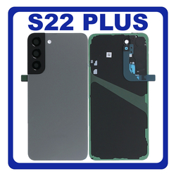 HQ OEM &Sigma;&upsilon;&mu;&beta;&alpha;&tau;ό &Mu;&epsilon; Samsung Galaxy S22 Plus 5G , S22+ 5G (SM-S906B, SM-S906B/DS) Rear Back Battery Cover &Pi;ί&sigma;&omega; &Kappa;&alpha;&pi;ά&kappa;&iota; &Pi;&lambda;ά&tau;&eta; &Mu;&pi;&alpha;&tau;&alpha;&rho;ί&alpha;&sigmaf; + Camera Lens &Tau;&zeta;&alpha;&mu;ά&kappa;&iota; &Kappa;ά&mu;&epsilon;&rho;&alpha;&sigmaf; Black &Mu;&alpha;ύ&rho;&omicron; (Premium A+)