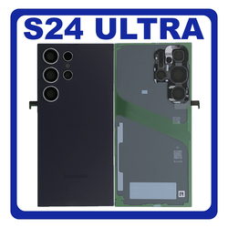 HQ OEM &Sigma;&upsilon;&mu;&beta;&alpha;&tau;ό &Mu;&epsilon; Samsung Galaxy S24 Ultra 5G (SM-S928B, SM-S928B/DS) Rear Back Battery Cover + Camera Lens &Pi;ί&sigma;&omega; &Kappa;ά&lambda;&upsilon;&mu;&mu;&alpha; &Kappa;&alpha;&pi;ά&kappa;&iota; &Pi;&lambda;ά&tau;&eta; &Mu;&pi;&alpha;&tau;&alpha;&rho;ί&alpha;&sigmaf; + &Tau;&zeta;&alpha;&mu;ά&kappa;&iota; &Kappa;ά&mu;&epsilon;&rho;&alpha;&sigmaf; Titanium Violet &Beta;&iota;&omicron;&lambda;&epsilon;&tau;ί (Premium A+)