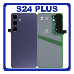 HQ OEM &Sigma;&upsilon;&mu;&beta;&alpha;&tau;ό &Mu;&epsilon; Samsung Galaxy S24 Plus, S24+ (SM-S926B, SM-S926B/DS) Rear Back Battery Cover &Pi;ί&sigma;&omega; &Kappa;ά&lambda;&upsilon;&mu;&mu;&alpha; &Kappa;&alpha;&pi;ά&kappa;&iota; &Mu;&pi;&alpha;&tau;&alpha;&rho;ί&alpha;&sigmaf; + Camera Lens &Tau;&zeta;&alpha;&mu;ά&kappa;&iota; &Kappa;ά&mu;&epsilon;&rho;&alpha;&sigmaf; Cobalt Violet &Beta;&iota;&omicron;&lambda;&epsilon;&tau;ί (Premium A+)