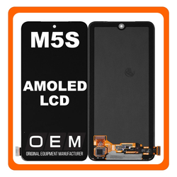 HQ OEM &Sigma;&upsilon;&mu;&beta;&alpha;&tau;ό &Mu;&epsilon; Xiaomi Poco M5s (2207117BPG) AMOLED LCD Display Screen Assembly &Omicron;&theta;ό&nu;&eta; + Touch Screen Digitizer &Mu;&eta;&chi;&alpha;&nu;&iota;&sigma;&mu;ό&sigmaf; &Alpha;&phi;ή&sigmaf; + Frame Bezel &Pi;&lambda;&alpha;ί&sigma;&iota;&omicron; &Sigma;&alpha;&sigma;ί Black &Mu;&alpha;ύ&rho;&omicron; (Premium A+)