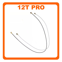 &Gamma;&nu;ή&sigma;&iota;&alpha; Original Xiaomi 12T Pro 5G (22081212UG, 22081212G) Set Coaxial Antenna Signal Module Flex Cable &Omicron;&mu;&omicron;&alpha;&xi;&omicron;&nu;&iota;&kappa;ό &Kappa;&alpha;&lambda;ώ&delta;&iota;&omicron; &Kappa;&epsilon;&rho;&alpha;ί&alpha;&sigmaf; Black/White 126mm + 185mm (Service Pack By Xiaomi)
