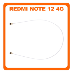 &Gamma;&nu;ή&sigma;&iota;&alpha; Original Xiaomi Redmi Note 12 4G (23021RAAEG, 23021RAA2Y) Coaxial Antenna Signal Module Flex Cable &Omicron;&mu;&omicron;&alpha;&xi;&omicron;&nu;&iota;&kappa;ό &Kappa;&alpha;&lambda;ώ&delta;&iota;&omicron; &Kappa;&epsilon;&rho;&alpha;ί&alpha;&sigmaf; White Ά&sigma;&pi;&rho;&omicron; 131mm (Service Pack By Xiaomi)