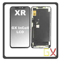 HQ OEM &Sigma;&upsilon;&mu;&beta;&alpha;&tau;ό &Mu;&epsilon; Apple iPhone XR, iPhoneXR (A2105, A1984) GX InCell LCD Display Screen Assembly &Omicron;&theta;ό&nu;&eta; + Touch Screen DIgitizer &Mu;&eta;&chi;&alpha;&nu;&iota;&sigma;&mu;ό&sigmaf; &Alpha;&phi;ή&sigmaf; Black &Mu;&alpha;ύ&rho;&omicron; (Premium A+)