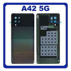 Original &Gamma;&nu;ή&sigma;&iota;&omicron; Samsung Galaxy A42 5G A426 SM-A426B Battery Cover Prism Dot Black &Kappa;&alpha;&pi;ά&kappa;&iota; &Mu;&pi;&alpha;&tau;&alpha;&rho;ί&alpha;&sigmaf; &Mu;&alpha;ύ&rho;&omicron; GH82-24378A (Service Pack By Samsung)