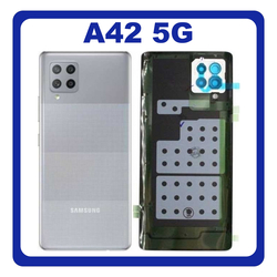 Original &Gamma;&nu;ή&sigma;&iota;&omicron; Samsung Galaxy A42 5G A426 SM-A426B Battery Cover Grey &Kappa;&alpha;&pi;ά&kappa;&iota; &Mu;&pi;&alpha;&tau;&alpha;&rho;ί&alpha;&sigmaf; &Gamma;&kappa;&rho;&iota; GH82-24378C (Service Pack By Samsung)