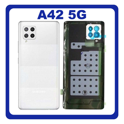 Original &Gamma;&nu;ή&sigma;&iota;&omicron; Samsung Galaxy A42 5G A426 SM-A426B Battery Cover White &Kappa;&alpha;&pi;ά&kappa;&iota; &Mu;&pi;&alpha;&tau;&alpha;&rho;ί&alpha;&sigmaf; Ά&sigma;&pi;&rho;&omicron; GH82-24378B (Service Pack By Samsung)