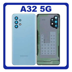 Original &Gamma;&nu;ή&sigma;&iota;&omicron; Samsung Galaxy A32 5G A326 SM-A326B Battery Cover Awesome Blue &Kappa;&alpha;&pi;ά&kappa;&iota; &Mu;&pi;&alpha;&tau;&alpha;&rho;ί&alpha;&sigmaf; &Mu;&pi;&lambda;&epsilon; GH82-25080C (Service Pack By Samsung)