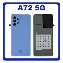 Original &Gamma;&nu;ή&sigma;&iota;&omicron; Samsung Galaxy A72 A725 A726 SM-A725F SM-A726B Battery Cover &Kappa;&alpha;&pi;ά&kappa;&iota; &Mu;&pi;&alpha;&tau;&alpha;&rho;ί&alpha;&sigmaf; Awesome Blue &Mu;&pi;&lambda;&epsilon; GH82-25448B (Service Pack By Samsung)