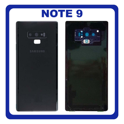OEM HQ Samsung Galaxy Note 9 , Note9 N960 (SM-N960F/DS, SM-N960U, SM-N9600/DS) Rear Back Battery Cover &Pi;ί&sigma;&omega; &Kappa;ά&lambda;&upsilon;&mu;&mu;&alpha; &Kappa;&alpha;&pi;ά&kappa;&iota; &Mu;&pi;&alpha;&tau;&alpha;&rho;ί&alpha;&sigmaf; + Camera Lens &Tau;&zeta;&alpha;&mu;ά&kappa;&iota; &Kappa;ά&mu;&epsilon;&rho;&alpha;&sigmaf; Black &Mu;&alpha;ύ&rho;&omicron; (Premium A+​)