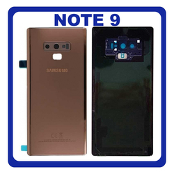 OEM HQ Samsung Galaxy Note 9 , Note9 N960 (SM-N960F/DS, SM-N960U, SM-N9600/DS) Rear Back Battery Cover &Pi;ί&sigma;&omega; &Kappa;ά&lambda;&upsilon;&mu;&mu;&alpha; &Kappa;&alpha;&pi;ά&kappa;&iota; &Mu;&pi;&alpha;&tau;&alpha;&rho;ί&alpha;&sigmaf; + Camera Lens &Tau;&zeta;&alpha;&mu;ά&kappa;&iota; &Kappa;ά&mu;&epsilon;&rho;&alpha;&sigmaf; Gold &Chi;&rho;&upsilon;&sigma;ό (Premium A+)