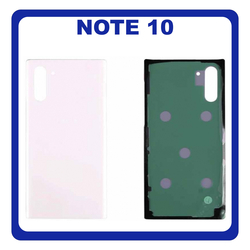 OEM HQ Samsung Galaxy Note 10 , Note10 N970 (N970F N970F/DS N970U N970U1 N970W  N9700/DS N970N) Rear Back Battery Cover &Pi;ί&sigma;&omega; &Kappa;ά&lambda;&upsilon;&mu;&mu;&alpha; &Kappa;&alpha;&pi;ά&kappa;&iota; &Mu;&pi;&alpha;&tau;&alpha;&rho;ί&alpha;&sigmaf; White Ά&sigma;&pi;&rho;&omicron; (Grade AAA+++)