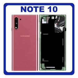 Original &Gamma;&nu;ή&sigma;&iota;&omicron; Samsung Galaxy Note 10 , Note10 N970 (N970F N970F/DS N970U N970U1 N970W N9700/DS N970N) Rear Back Battery Cover &Pi;ί&sigma;&omega; &Kappa;ά&lambda;&upsilon;&mu;&mu;&alpha; &Kappa;&alpha;&pi;ά&kappa;&iota; &Mu;&pi;&alpha;&tau;&alpha;&rho;ί&alpha;&sigmaf; Pink &Rho;&omicron;&zeta; GH82-20528F (Service Pack By Samsung)