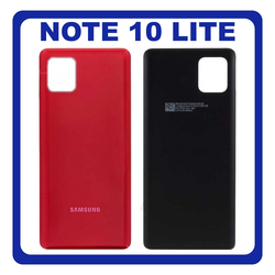 OEM HQ Samsung Galaxy Note 10 Lite , Note10 Lite N770 (SM-N770F, SM-N770F/DS, SM-N770F/DSM) Rear Back Battery Cover &Pi;ί&sigma;&omega; &Kappa;ά&lambda;&upsilon;&mu;&mu;&alpha; &Kappa;&alpha;&pi;ά&kappa;&iota; &Mu;&pi;&alpha;&tau;&alpha;&rho;ί&alpha;&sigmaf; Red &Kappa;ό&kappa;&kappa;&iota;&nu;&omicron; (Premium A+)