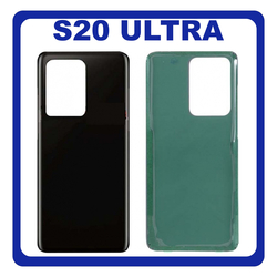 OEM HQ Samsung Galaxy S20 Ultra G988 (SM-G988B/DS) Rear Back Battery Cover &Pi;ί&sigma;&omega; &Kappa;ά&lambda;&upsilon;&mu;&mu;&alpha; &Kappa;&alpha;&pi;ά&kappa;&iota; &Mu;&pi;&alpha;&tau;&alpha;&rho;ί&alpha;&sigmaf; Black &Mu;&alpha;ύ&rho;&omicron; (Premium A+)