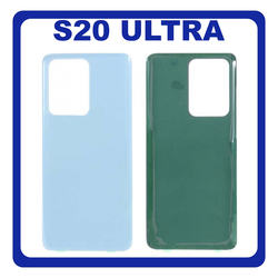 OEM HQ Samsung Galaxy S20 Ultra G988 (SM-G988B/DS) Rear Back Battery Cover &Pi;ί&sigma;&omega; &Kappa;ά&lambda;&upsilon;&mu;&mu;&alpha; &Kappa;&alpha;&pi;ά&kappa;&iota; &Mu;&pi;&alpha;&tau;&alpha;&rho;ί&alpha;&sigmaf; Blue &Mu;&pi;&lambda;&epsilon; (Premium A+)
