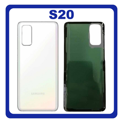 OEM HQ Samsung Galaxy S20 G980 (SM-G980, SM-G980F, SM-G980F/DS) Rear Back Battery Cover &Pi;ί&sigma;&omega; &Kappa;ά&lambda;&upsilon;&mu;&mu;&alpha; &Kappa;&alpha;&pi;ά&kappa;&iota; &Mu;&pi;&alpha;&tau;&alpha;&rho;ί&alpha;&sigmaf; White Ά&sigma;&pi;&rho;&omicron; (Premium A+)