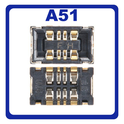 &Gamma;&nu;ή&sigma;&iota;&alpha; Original Samsung Galaxy A51 2020 (SM-A515F)  Board Socket Connector / BTB Socket A, &Kappa;&omicron;&nu;&nu;έ&kappa;&tau;&omicron;&rho;&alpha;&sigmaf; &Mu;&eta;&tau;&rho;&iota;&kappa;ή&sigmaf; &Pi;&lambda;&alpha;&kappa;έ&tau;&alpha;&sigmaf; (Service Pack By Samsung) 3710-004008