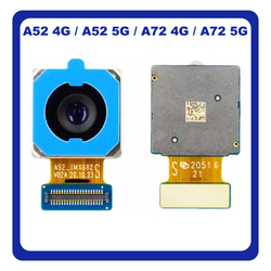 &Gamma;&nu;ή&sigma;&iota;&omicron; Original Samsung Galaxy A52 5G A525 A526 SM-A525F SM-A526B / A72 A725 A726 SM-A725F SM-A726B Rear Camera Module 64MP &Pi;ί&sigma;&omega; &Kappa;ά&mu;&epsilon;&rho;&alpha; GH96-14157A (Service Pack By Samsung)