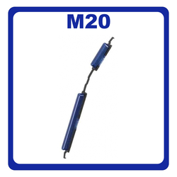 Original &Gamma;&nu;ή&sigma;&iota;&omicron; Samsung Galaxy M20 M205 (SM-M205F) ON/OFF Power Button + Volume External Button &Kappa;&alpha;&lambda;&omega;&delta;&iota;&omicron;&tau;&alpha;&iota;&nu;ί&alpha; &Kappa;&omicron;&upsilon;&mu;&pi;&iota;ώ&nu; Έ&nu;&tau;&alpha;&sigma;&eta;&sigmaf; &Epsilon;&kappa;&kappa;ί&nu;&eta;&sigma;&eta;&sigmaf; Blue &Mu;&pi;&lambda;&epsilon; GH64-07230B (Service Pack By Samsung)