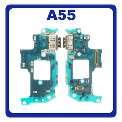 HQ OEM &Sigma;&upsilon;&mu;&beta;&alpha;&tau;ό &Mu;&epsilon; Samsung Galaxy A55 5G (SM-A556V, SM-A556B) USB Type-C Charging Dock Connector Flex Sub Board, &Kappa;&alpha;&lambda;&omega;&delta;&iota;&omicron;&tau;&alpha;&iota;&nu;ί&alpha; &Upsilon;&pi;ό &Pi;&lambda;&alpha;&kappa;έ&tau;&alpha; &Phi;ό&rho;&tau;&iota;&sigma;&eta;&sigmaf; + Microphone &Mu;&iota;&kappa;&rho;ό&phi;&omega;&nu;&omicron; (Premium A+)