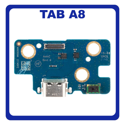 HQ OEM &Sigma;&upsilon;&mu;&beta;&alpha;&tau;ό &Mu;&epsilon; Samsung Galaxy Tab A8 10.5" (SM-X200, SM-X205) USB Type-C Charging Dock Connector Flex Sub Board, &Kappa;&alpha;&lambda;&omega;&delta;&iota;&omicron;&tau;&alpha;&iota;&nu;ί&alpha; &Upsilon;&pi;ό &Pi;&lambda;&alpha;&kappa;έ&tau;&alpha; &Phi;ό&rho;&tau;&iota;&sigma;&eta;&sigmaf; + Microphone &Mu;&iota;&kappa;&rho;ό&phi;&omega;&nu;&omicron; (Premium A+)