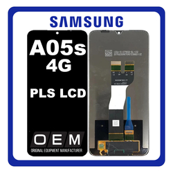 HQ OEM &Sigma;&upsilon;&mu;&beta;&alpha;&tau;ό &Mu;&epsilon; Samsung Galaxy A05s 4G (SM-A057F, SM-A057F/DS) PLS LCD Display Screen Assembly &Omicron;&theta;ό&nu;&eta; + Touch Screen Digitizer &Mu;&eta;&chi;&alpha;&nu;&iota;&sigma;&mu;ό&sigmaf; &Alpha;&phi;ή&sigmaf; Black &Mu;&alpha;ύ&rho;&omicron; (Premium A+)