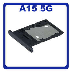 &Gamma;&nu;ή&sigma;&iota;&alpha; Original Samsung Galaxy A15 5G (SM-A156B, SM-A156B/DS) SIM Card Tray + Micro SD Tray Slot &Upsilon;&pi;&omicron;&delta;&omicron;&chi;έ&alpha;&sigmaf; &Beta;ά&sigma;&eta; &Theta;ή&kappa;&eta; &Kappa;ά&rho;&tau;&alpha;&sigmaf; SIM Brave Black &Mu;&alpha;ύ&rho;&omicron; GH98-48940A (Service Pack By Samsung)