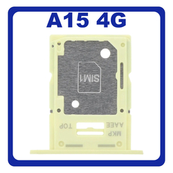 &Gamma;&nu;ή&sigma;&iota;&alpha; Original Samsung Galaxy A15 4G (SM-A155F, SM-A155F/DSN) SIM Card Tray + Micro SD Tray Slot &Upsilon;&pi;&omicron;&delta;&omicron;&chi;έ&alpha;&sigmaf; &Beta;ά&sigma;&eta; &Theta;ή&kappa;&eta; &Kappa;ά&rho;&tau;&alpha;&sigmaf; SIM Yellow &Kappa;ί&tau;&rho;&iota;&nu;&omicron; GH98-48940G (Service Pack By Samsung)