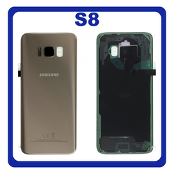 &Gamma;&nu;ή&sigma;&iota;&omicron; Original SAMSUNG GALAXY S8 G950F BATTERY COVER &Kappa;&alpha;&pi;ά&kappa;&iota; &Mu;&pi;&alpha;&tau;&alpha;&rho;ί&alpha;&sigmaf; GOLD &Chi;&rho;&upsilon;&sigma;ό, GH82-13962F, (Service Pack By Samsung)