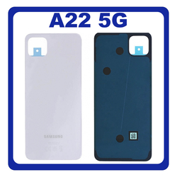 Original &Gamma;&nu;ή&sigma;&iota;&omicron; Samsung Galaxy A22 5G A226 (SM-A226B, SM-A226B/DS, SM-A226B/DSN) Rear Back Battery Cover &Pi;ί&sigma;&omega; &Kappa;ά&lambda;&upsilon;&mu;&mu;&alpha; &Pi;&lambda;ά&tau;&eta; &Kappa;&alpha;&pi;ά&kappa;&iota; &Mu;&pi;&alpha;&tau;&alpha;&rho;ί&alpha;&sigmaf; White Ά&sigma;&pi;&rho;&omicron; GH81-21072A (Service Pack By Samsung)