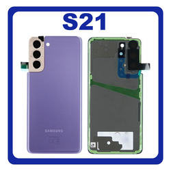 &Gamma;&nu;ή&sigma;&iota;&omicron; Original Samsung Galaxy S21 5G 2021 G991 (G991B, G991B/DS) Rear Back Battery Cover &Pi;ί&sigma;&omega; &Kappa;ά&lambda;&upsilon;&mu;&mu;&alpha; &Kappa;&alpha;&pi;ά&kappa;&iota; &Pi;&lambda;ά&tau;&eta; &Mu;&pi;&alpha;&tau;&alpha;&rho;ί&alpha;&sigmaf; Phantom Violet &Mu;&Omega;&Beta; GH82-24519B (Service Pack By Samsung)