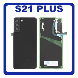 &Gamma;&nu;ή&sigma;&iota;&omicron; Original Samsung Galaxy S21+ S21 Plus 5G 2021 G996 (G996B, G996B/DS) Rear Back Battery Cover &Pi;ί&sigma;&omega; &Kappa;ά&lambda;&upsilon;&mu;&mu;&alpha; &Kappa;&alpha;&pi;ά&kappa;&iota; &Pi;&lambda;ά&tau;&eta; &Mu;&pi;&alpha;&tau;&alpha;&rho;ί&alpha;&sigmaf; Phantom Black &Mu;&alpha;ύ&rho;&omicron; GH82-24505A (Service Pack By Samsung)