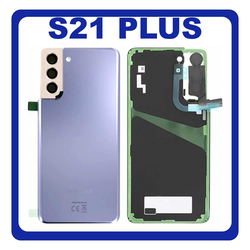 &Gamma;&nu;ή&sigma;&iota;&omicron; Original Samsung Galaxy S21+ S21 Plus 5G 2021 G996 (G996B, G996B/DS) Rear Back Battery Cover &Pi;ί&sigma;&omega; &Kappa;ά&lambda;&upsilon;&mu;&mu;&alpha; &Kappa;&alpha;&pi;ά&kappa;&iota; &Pi;&lambda;ά&tau;&eta; &Mu;&pi;&alpha;&tau;&alpha;&rho;ί&alpha;&sigmaf; Phantom Violet &Mu;&omega;&beta; GH82-24505B (Service Pack By Samsung)
