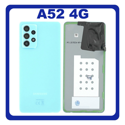 &Gamma;&nu;ή&sigma;&iota;&alpha; Original Samsung Galaxy A52 (SM-A525F, SM-A525F/DS) Rear Battery Cover &Pi;ί&sigma;&omega; &Kappa;&alpha;&pi;ά&kappa;&iota; &Mu;&pi;&alpha;&tau;&alpha;&rho;ί&alpha;&sigmaf; Blue &Mu;&pi;&lambda;&epsilon; GH82-25427B (Service Pack By Samsung)