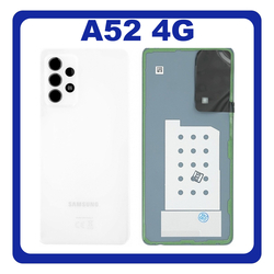 &Gamma;&nu;ή&sigma;&iota;&alpha; Original Samsung Galaxy A52 (SM-A525F, SM-A525F/DS) Rear Battery Cover &Pi;ί&sigma;&omega; &Kappa;&alpha;&pi;ά&kappa;&iota; &Mu;&pi;&alpha;&tau;&alpha;&rho;ί&alpha;&sigmaf; White Ά&sigma;&pi;&rho;&omicron; GH82-25427D (Service Pack By Samsung)